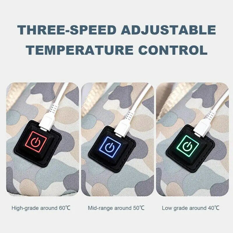 Chauffe-biSantos portable, sac thermique, sac isolé USB, biSantos d'allaitement, 3 niveaux de réglage de la chaleur pour le voyage