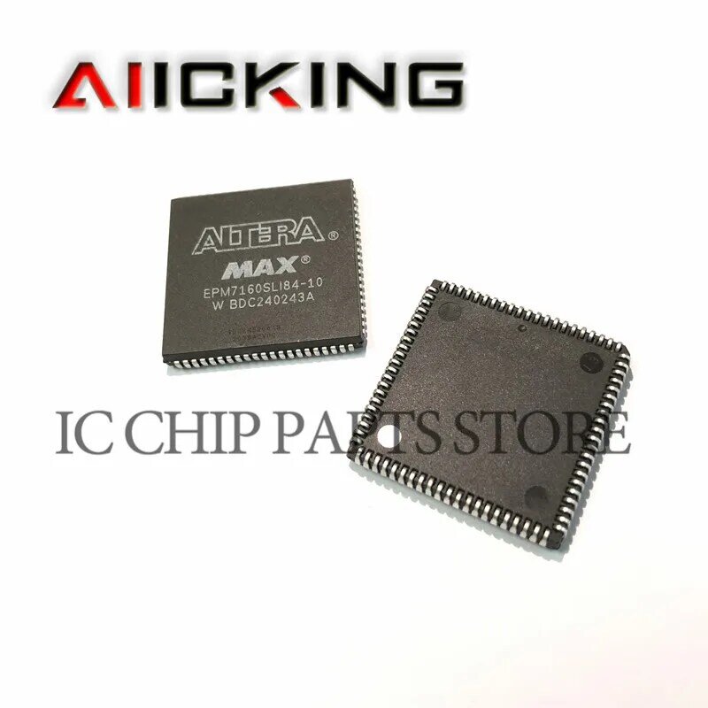 EPM7160SLI84-10 2 pièces/lots ,EPM7160SLI84 PLCC84 CPLD puce IC intégrée, 100% Original en Stock