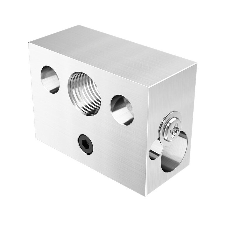 CNCFEP-Bloque calefactor de aleación de aluminio para impresora 3D, piezas de alta calidad Ender 3 S1, 2 piezas, para Ender3 S1 CR-10 Smart Pro