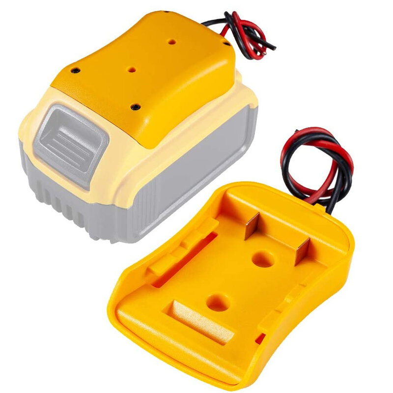 Untuk Dewalt 18V/20V Max Adaptor Baterai Dok Daya DIY Konektor Konverter Baterai 12AWG Alat Listrik Rumah Suku Cadang Pengganti