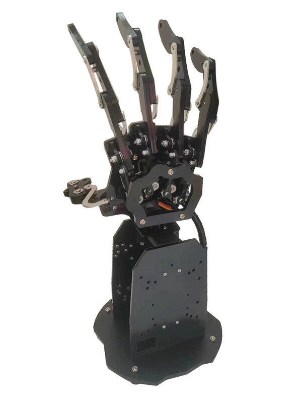 5 Dof Robótico Garra Mão Robô Humanoide Bionic Montado Garra Manipulador Mecânico para Arduino UNO Programação Robot DIY Kit