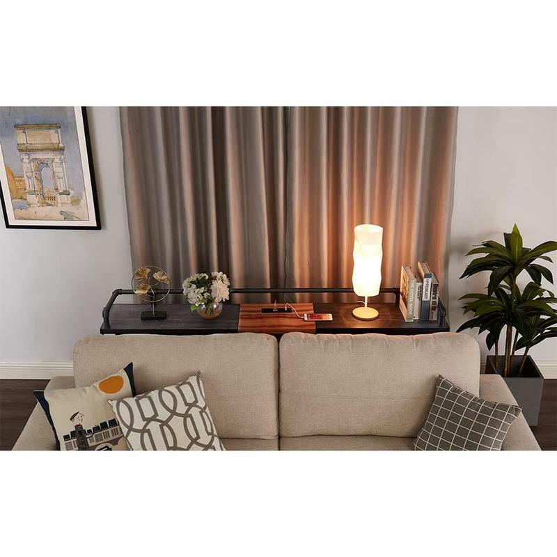 Vecelo extra langer Konsolen-/Sofa tisch mit Chower-Outle