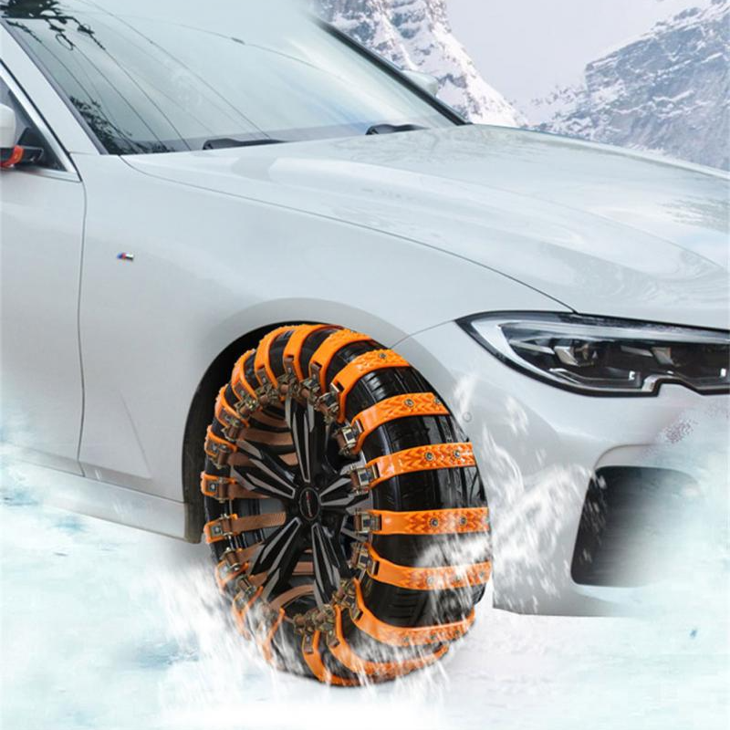 1/4/6/8/10 Pcs Winter Schnee Auto Anti-Skid Kette Tpu Reifen Anti-Skid streifen Schnee Sand Anti-Skid für Suv Autos Lkw