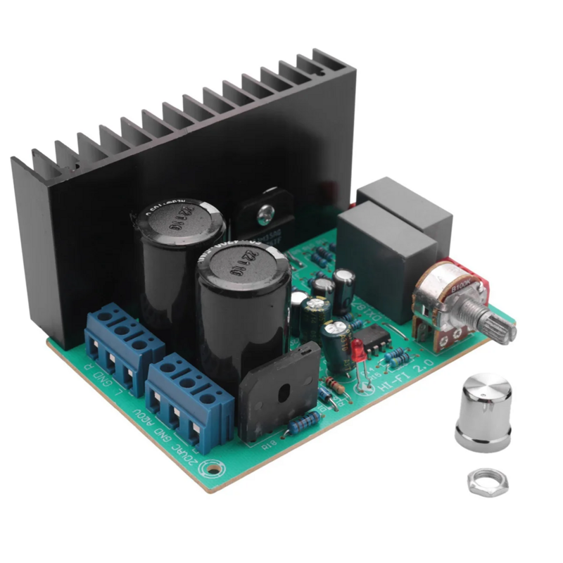 2X 30W+30W LM1876 Stereo Audio Power 4558 Amplifier Board 2.0 Stereo Class AB Home Theater AMP Dual