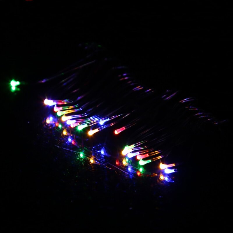 1M 10 LED 구리 끈 장식 조명 배터리 전원을 사용하는 요정 파티 크리스마스