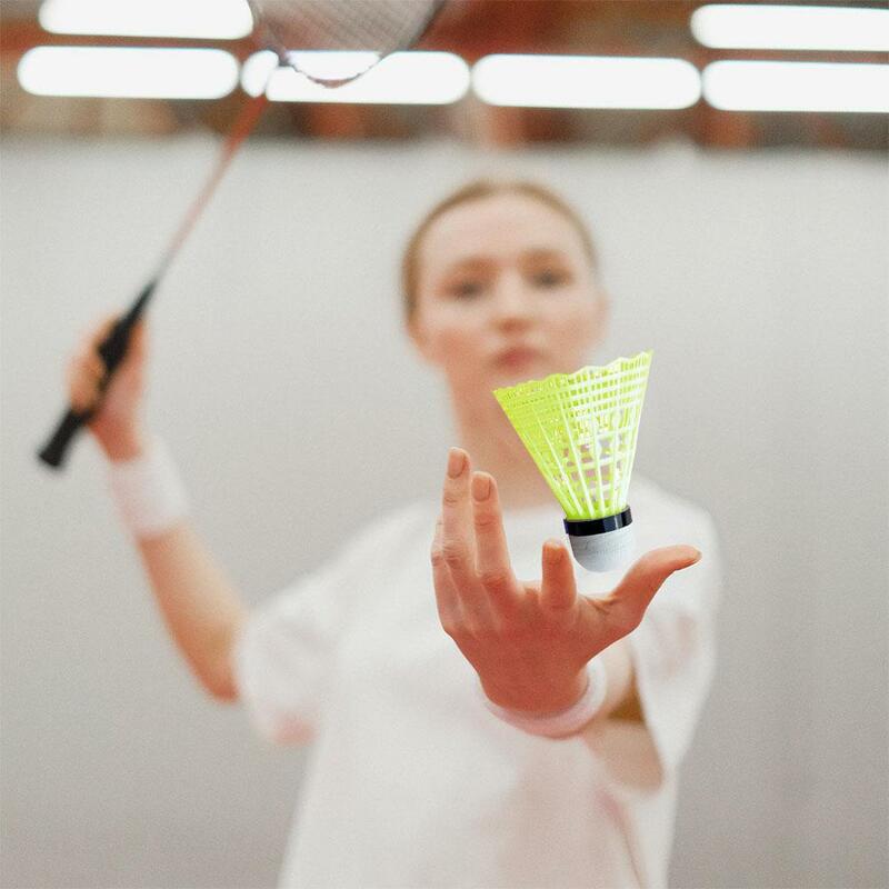 10 pezzi di plastica Nylon palle da Badminton allenamento sportivo portatile volano all'aperto forniture per l'allenamento sportivo