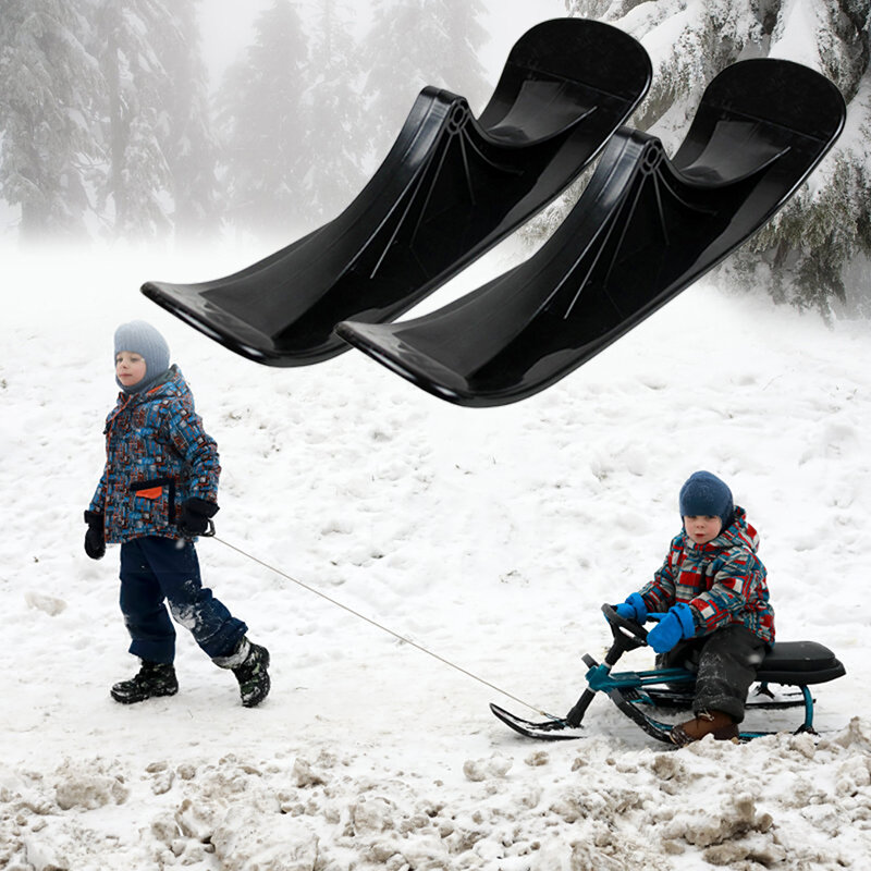 Winter Stable Scooter Wheel Accessory Childrens Sports Skateboard Snowboards Sled Scooter Snow Ski Riding Universal Sleds