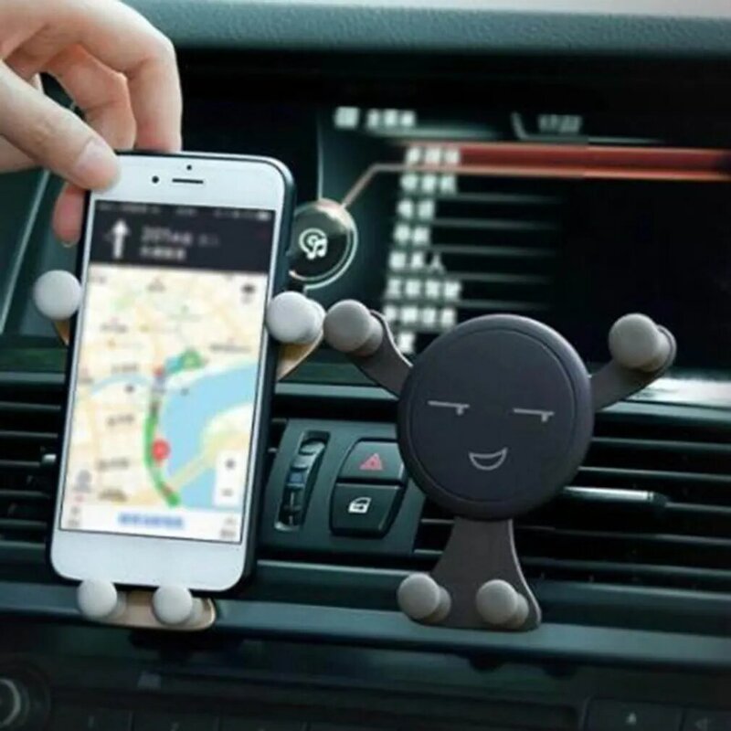 Forte Gravidade Magnética Car Air Vent Phone Mount Holder para Smartphones, GPS, Auto, Base Resistente, Rotação 360, Ampla Compatível