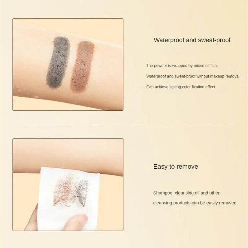Fill Forehead Not Easy To Remove Makeup Anti-sweat Hairline Powder Shadow Compact And Portable Hairline Mud Hair Dye Chalk