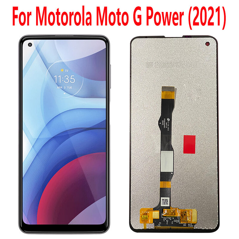 ЖК-дисплей 6,6 дюйма для Motorola Moto G Power (2021), сенсорный экран, дигитайзер в сборе, замена для Moto G Power 2021 LCD