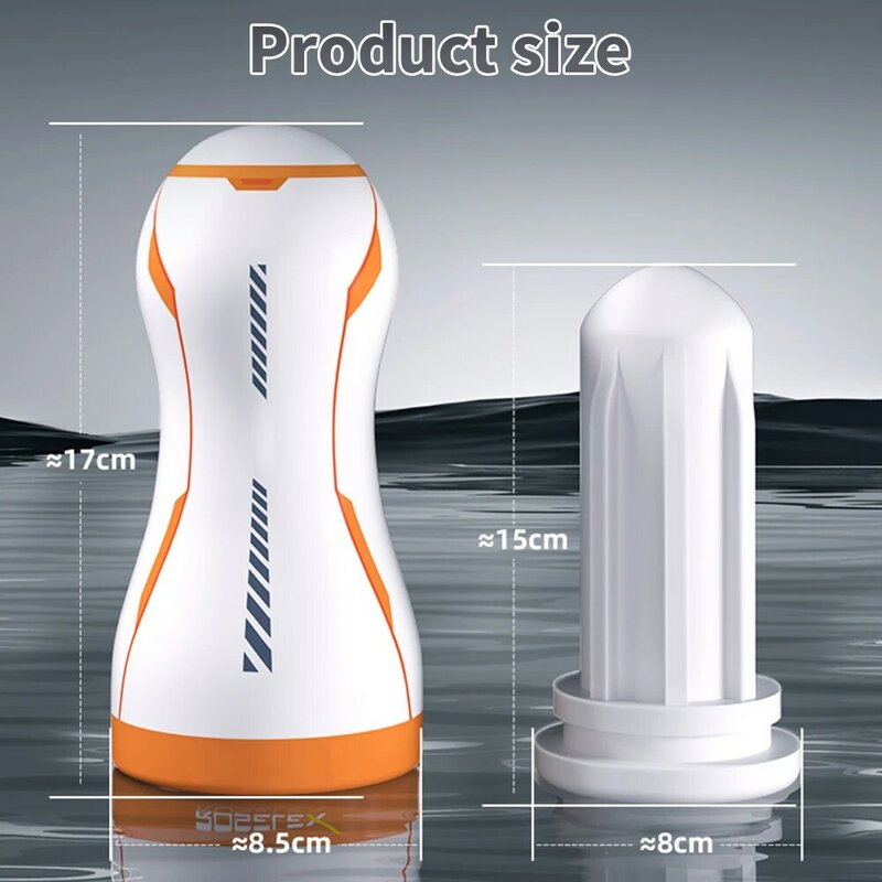 Sucking Masturbation Cup Anal Vagina Real Pussy Glans Massager Silicone Male Masturbator Adult Suction Vibrator Sex Toy For Men