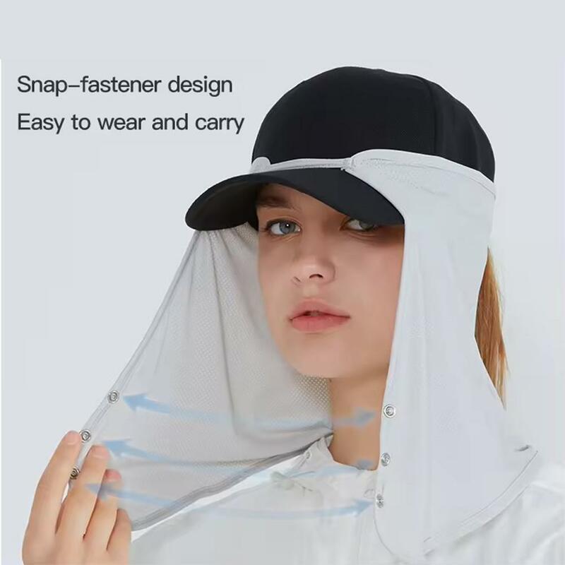 Quick Drying Face Summer Outdoor Cap Mask For Women Face Scarves Veil Sunscreen Mask Anti-uv Face Cover Face Scarf