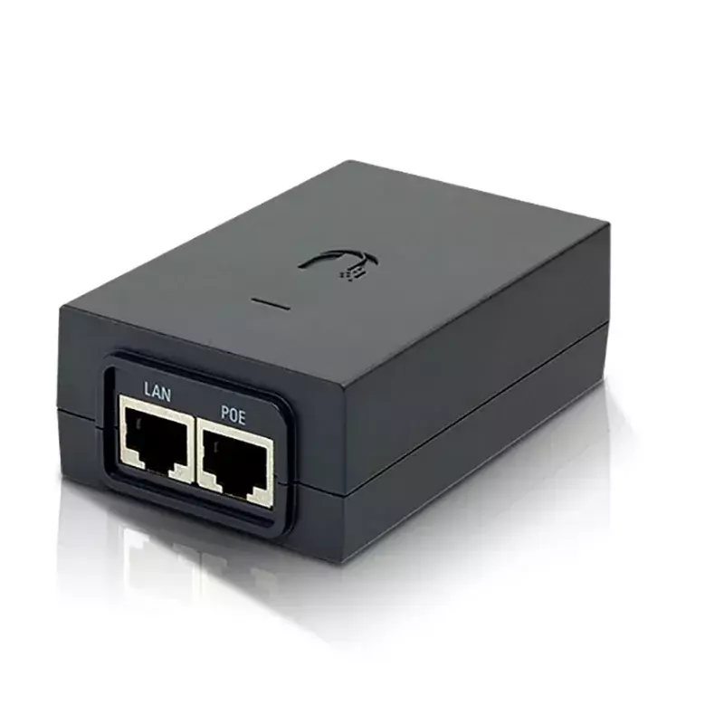 Ubiquiti Ubnt POE-24-12W-G Poe Adapter Voeding 2X1 0/100/1000 Mbps Poort, Ondersteunt Poe