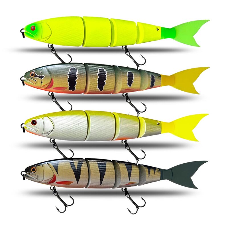 170mm 200mm 7Colors Fishing Lure Swimming Bait Jointed Floating/Sinking Giant Hard Bait For Big Bait Bass Pike Lure