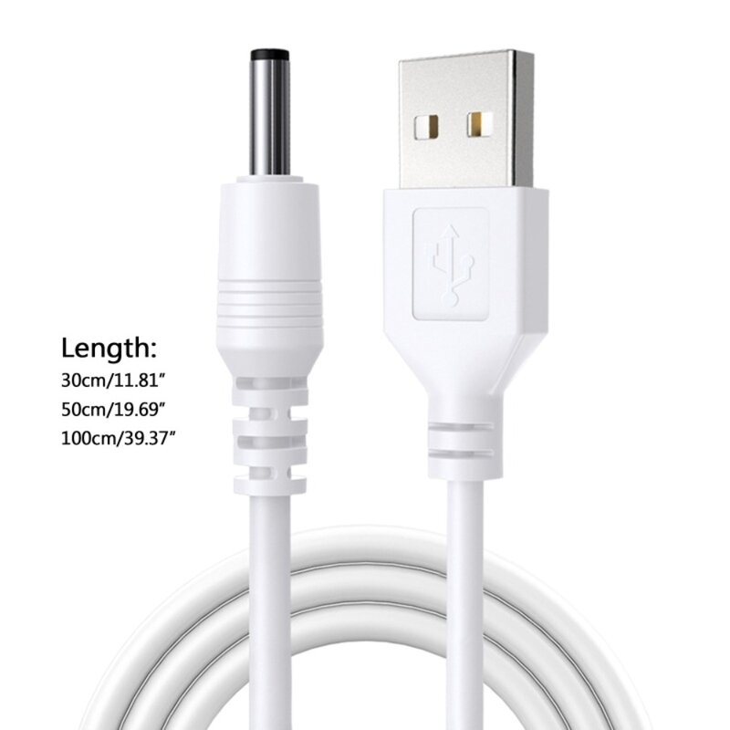 Kabel USB konektor cepat untuk MP3/MP4 3.5*1.35mm Usb ke Dc 3.5mm kabel pengisi daya kabel listrik Dc jalur colokan daya kabel catu daya