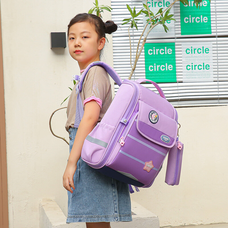 Рюкзак для девочек и мальчиков, с ручками, милый детский дорожный ранец с единорогом для 1-4 классов, сумка для учеников начальной школы