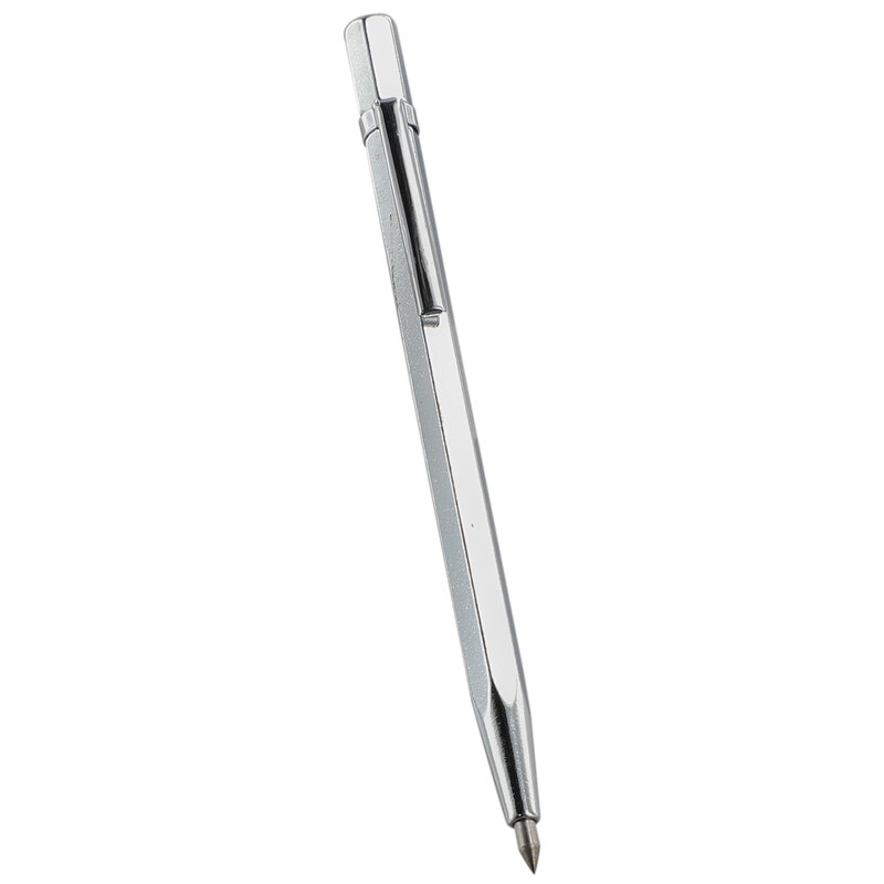 Silver Tungsten Carbide Scribing Pen Tip Steel Scriber Scribe Mark Marker Metal Workshop 1 *  Tungsten Carbide Scribing Pen