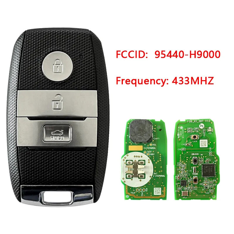 CN051149 KIA Rio 2017 Genuine Smart Key Remote 433MHz 8A Chip Part Number 95440-H9000