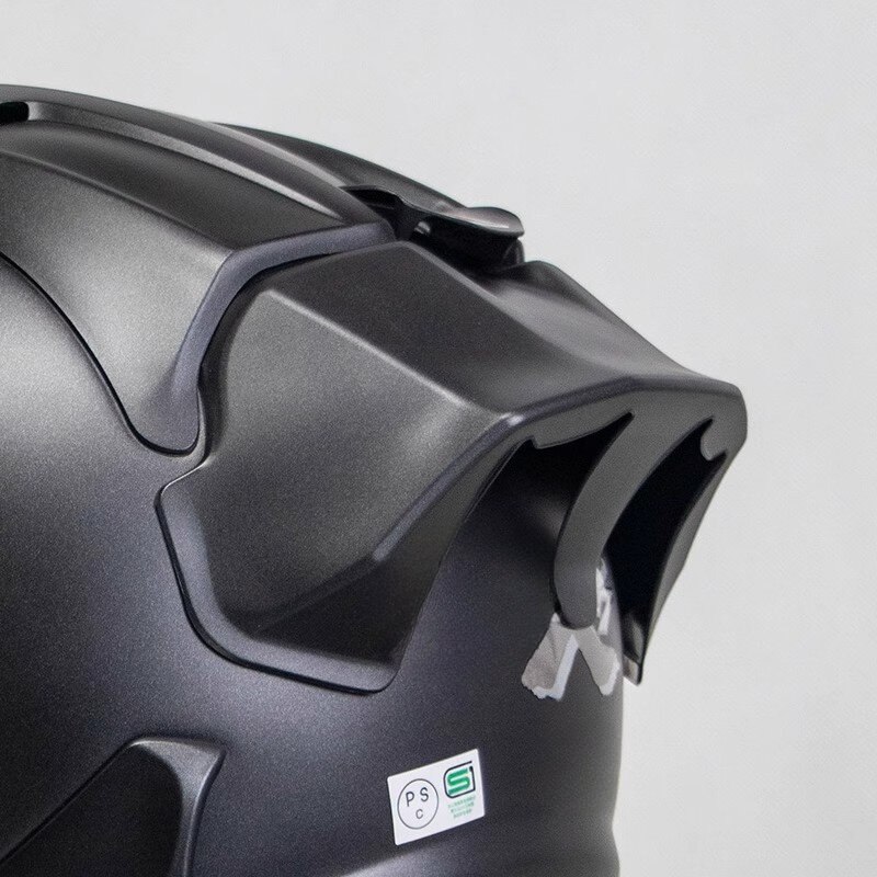 Motocicleta traseira guarnição capacete spoiler, acessórios para RX7X, RX-7X, VZ-Ram, RX7V, RX7 Racing capacete, RX7X, DF-X2