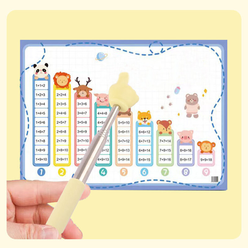 Retrátil Teacher Pointer Finger Reading Guide para crianças, Varas telescópicas, Crianças Aprendendo Jogos, Brinquedos Educativos