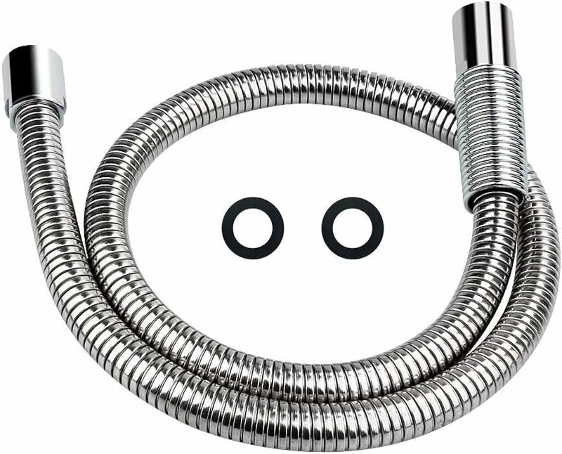 KWODE Pre-rinse Sprayer Hose Replacement Kit for Commercial Kitchen Sink Faucet, 44” Length Stainless Commercial Dish Spray Hose