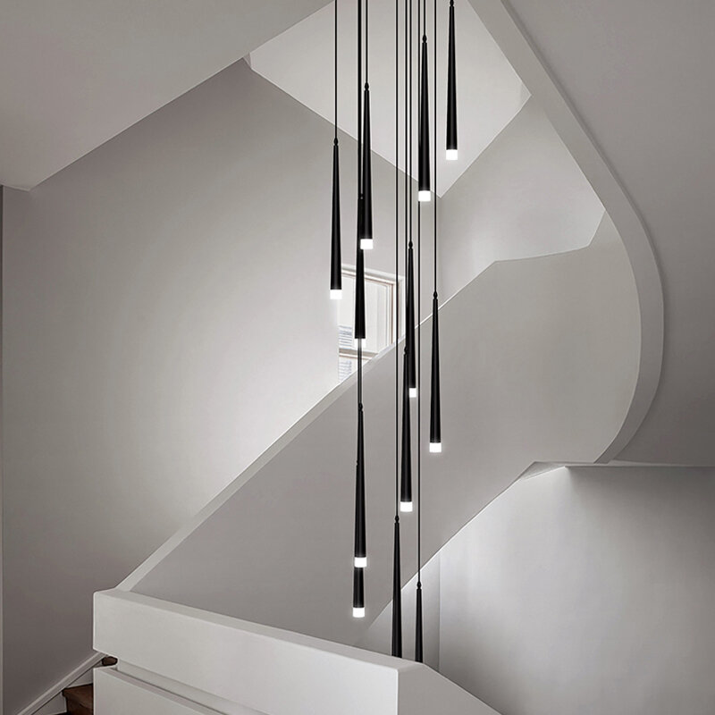 Modern Minimalista Pequeno Lustre, Nordic Sala Lâmpada, Lâmpada Sala de Jantar, Lâmpada de cabeceira do quarto, Escadaria Lustre