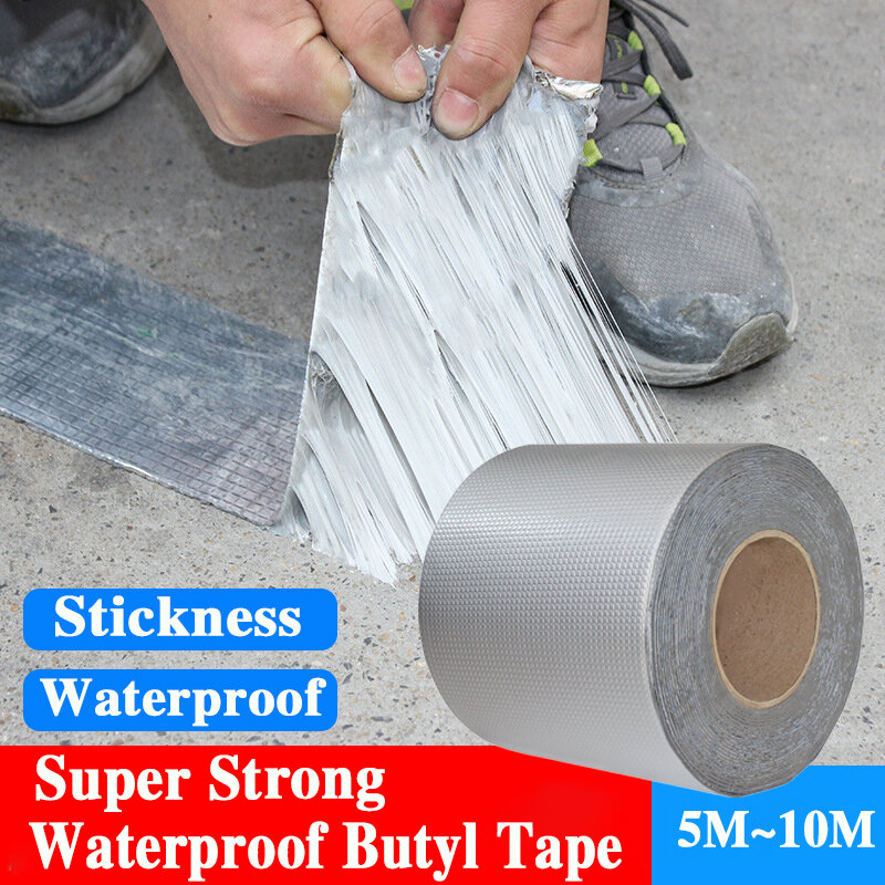 Butyl Waterproof Tape Self-adhesive Sealing Tape Crack Repair Anti-Leakage Sealant High and Low-temperature Resistance Tapes