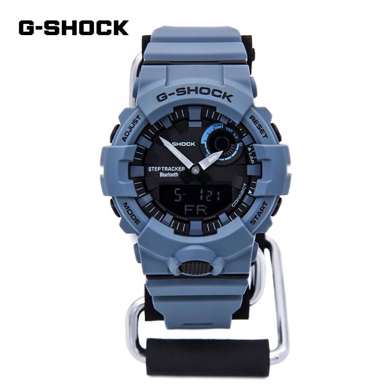 G-SHOCK seri GBA 800 jam tangan untuk pria kasual modis multifungsi olahraga luar ruangan tahan benturan LED tampilan ganda jam kuarsa