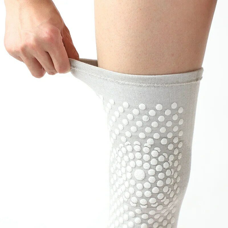 Unisex samo ogrzewanie piołun ochraniacze na kolana zapalenie stawów ból stawów sport Kneepad elastyczny Nylon wsparcie kolana Brace nogi cieplej masażu