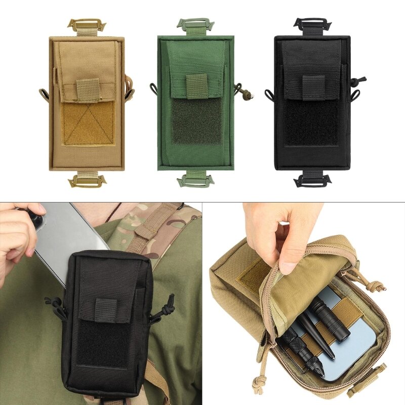 Bolsa para telefone Bolsa para revista tática com fecho de zíper para fuzis individuais Bolsa para telefone Bolsa para telefone