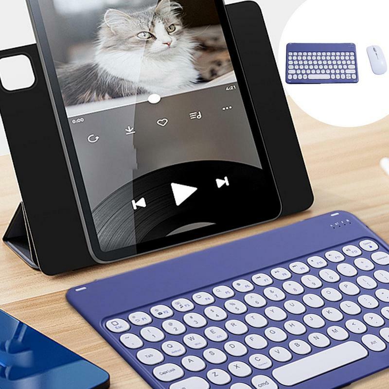 Беспроводная клавиатура для планшета, беспроводная мини-клавиатура для IOS, беспроводная клавиатура для планшетов, мобильных телефонов