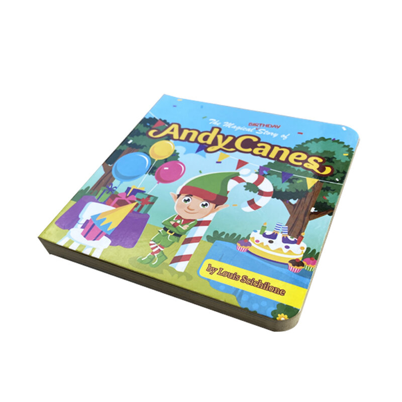 子供,赤ちゃん,子供のための3Dブック,英語の段ボールの印刷のハードカバー