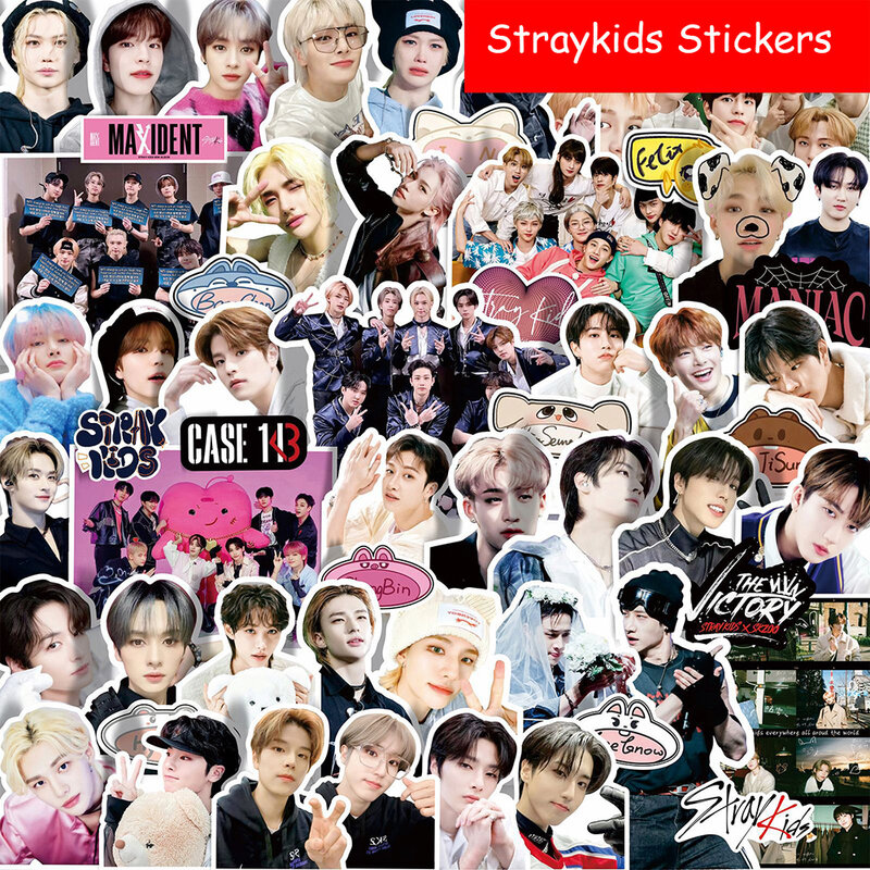 Stray Kids Felix Music Band Stickers, Décoration, Valise, Scrapbooking, Téléphone, Ordinateur portable, Staacquering, Kpop, peuvToy Sticker, 10 PCs, 30 PCs, 60PCs