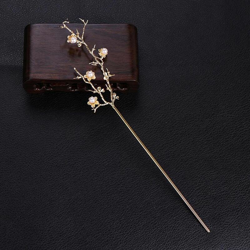 Clothes Headdress Two Sticks Bead Hairstyle Design Tool Chinese Style Hairpin Women Hair Stick Hair Accessories