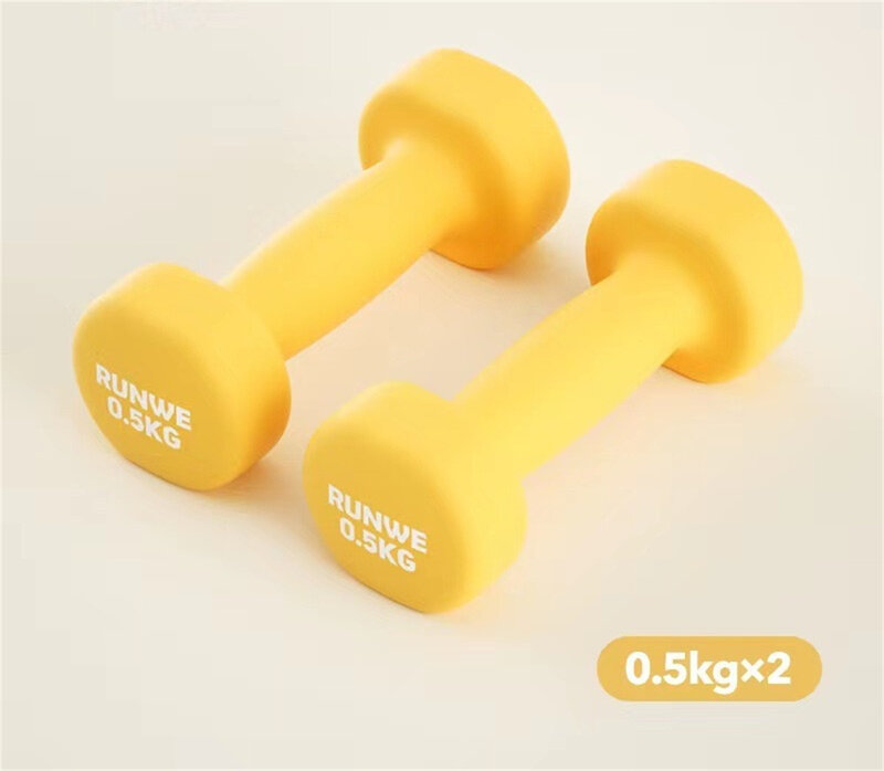 3035 Color frosted dumbbells for women's fitness home