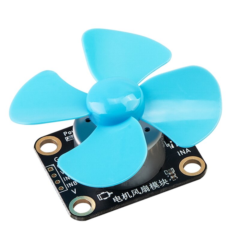 Microbit Alligator Clip DC Motor Module With Fan Switch PWM Speed Regulation 5V