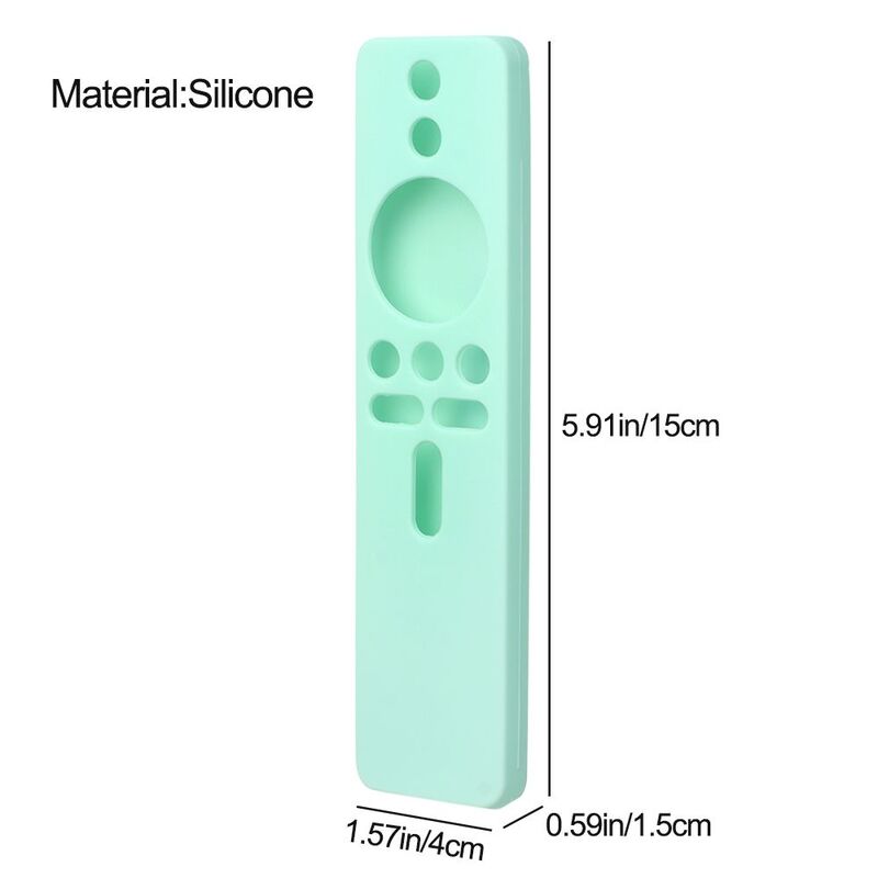 Soft Silicone Remote Control Shockproof Protective Case for Xiaomi Mi Box S/4X Remote TV Stick Cover Soft Plain Home Accessories