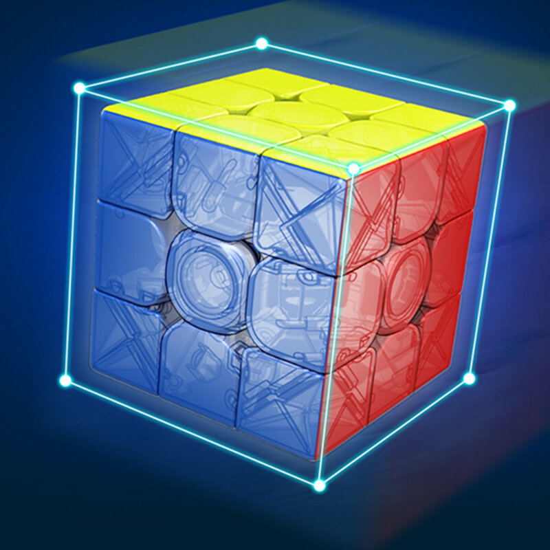 Moyu Meilong-cubo magnético profesional para niños, juguetes de rompecabezas, 3 M, 3x3x3, 3x3x3