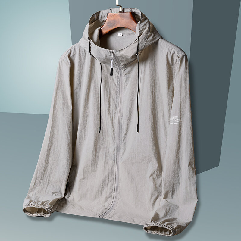 Jaqueta com capuz para homens e mulheres, proteção solar, roupas de pesca e caça, secagem rápida, corta-vento, roupas de verão 2023