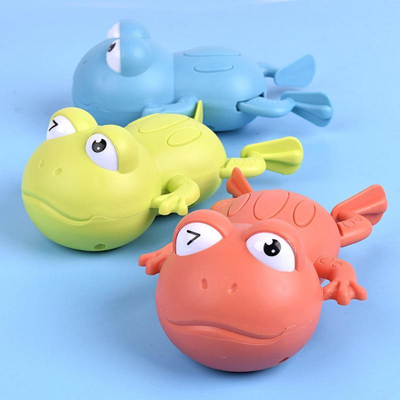 귀여운 동물 시계 태엽 욕조 수영장 장난감, 재미있는 감기 목욕 장난감, 유아 남아 및 여아용 물 장난감, 여름