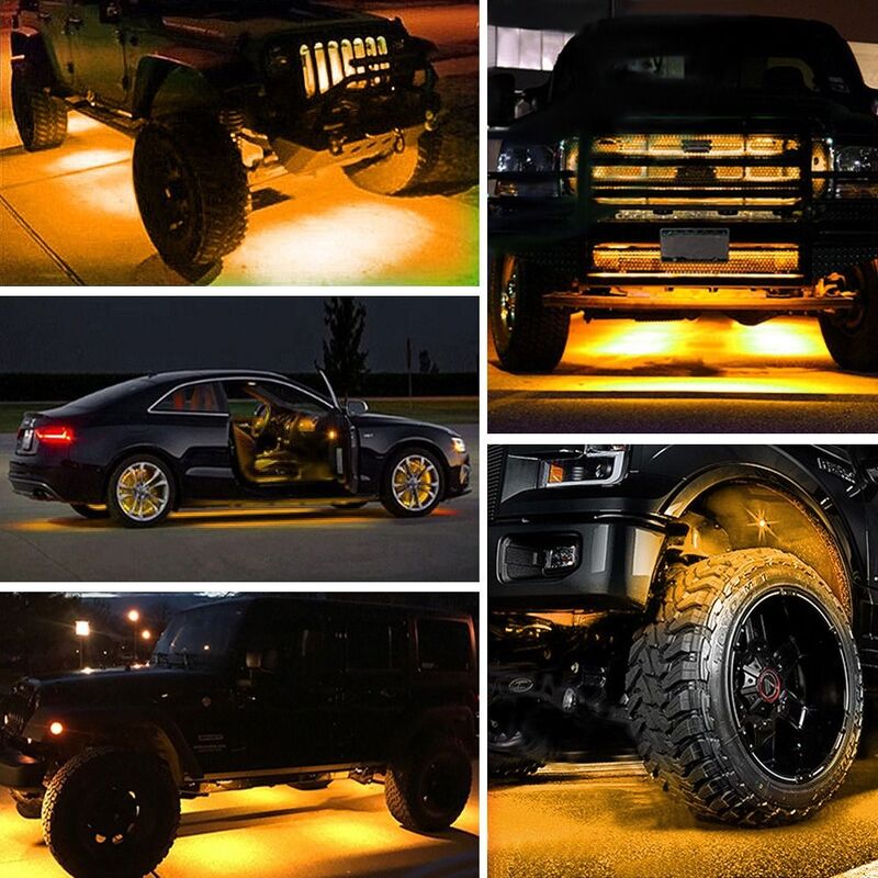 All Terrain Veículo Chassis Light, Carro Underbody LED Light, Boat Underbody para Jeep, 24LED, única cor