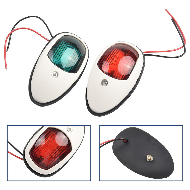 Navigation Light Signal Light Accessories DC10V-30V Marine Bow Light Parts 8 LED ABS+LED Replacement Universal
