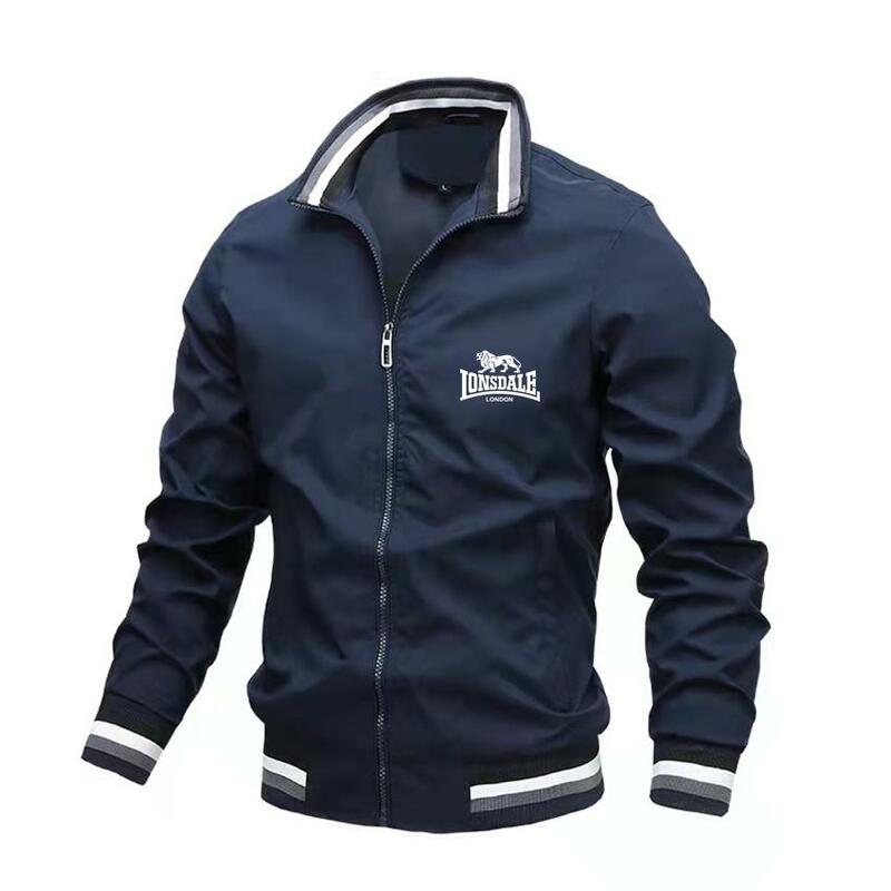 2023 Spring and Autumn Men's Pilot Jacket with Support Collar, Thin Casual Baseball Jacket, Fashionable, High Quality