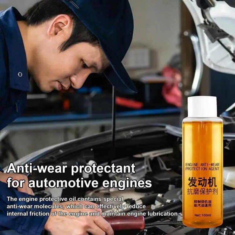 Additif à l'huile de moteur, lubrifiant haute performance, améliore l'embauche, restauration du moteur, huile de protection, 100ml