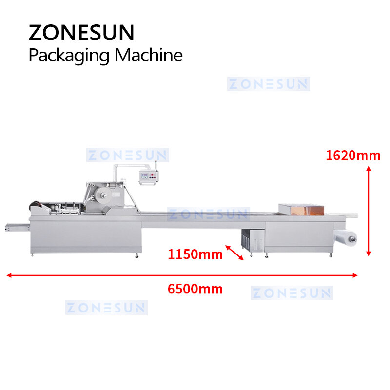 ZONESUN Horizontal Fluxo Máquina De Embalagem Produtos Higiênicos Cotonetes Seringas Kits De Teste De Reagente Packs Individuais ZS-HYS420