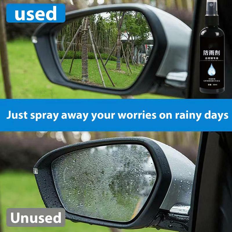 กระจกกันฝ้าติดทนนานสำหรับรถยนต์ภายในรถมองเห็นได้ป้องกันการเกิดหมอกอัตโนมัติฝนน้ำและสารป้องกันหมอก