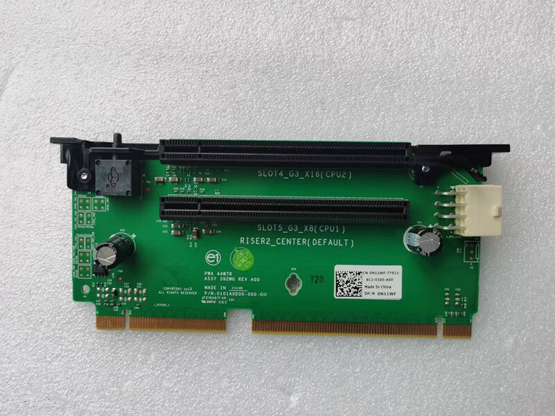 R730XD R730 N11WF 0N11WF 392WG 0392WG RISER2 PCI-E cartão