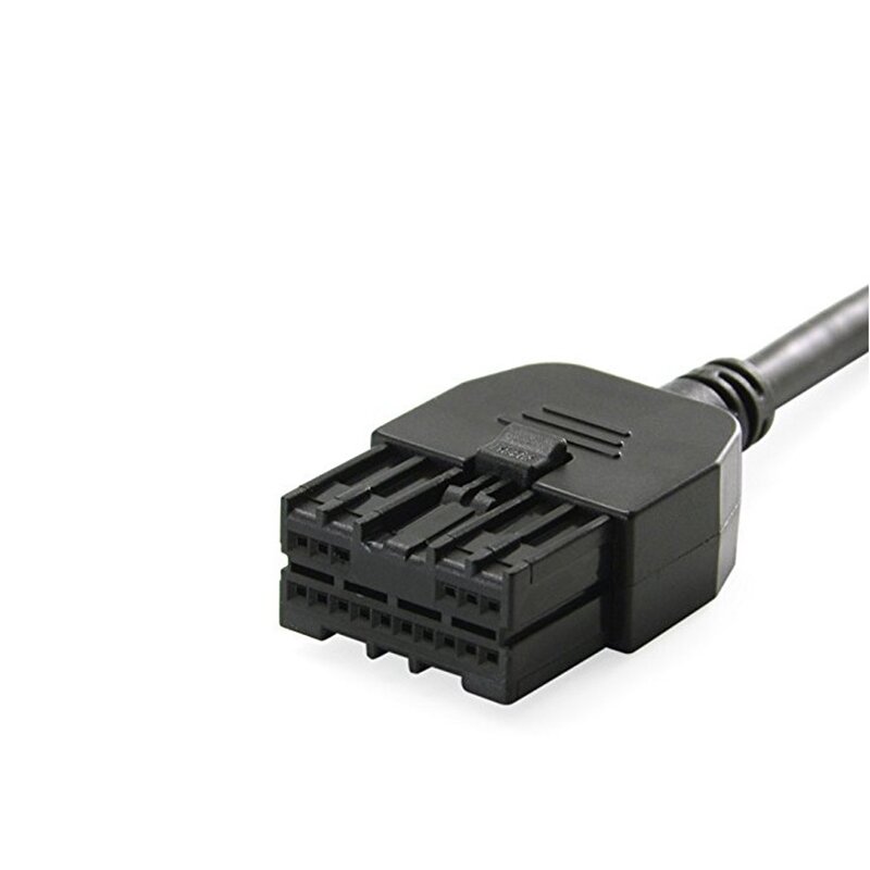 Puerto de Cable de interfaz de entrada auxiliar, nuevo, negro, compatible con Infiniti Nissan Ipod 284H2-Zt50A