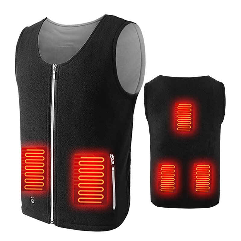 Winter warm smart USB electric heating vest men and women hiking ski camping hiking hunting cycling warm clothes