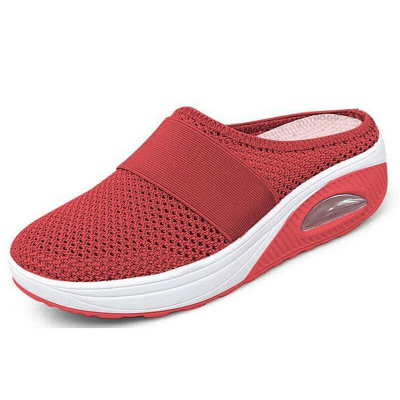 Zapatillas de Cuña Premium, Zapatos Retro de Plataforma Informales Antideslizantes Vintage, Sandalias Ortopédicas para Diabéticos de Talla Grande para Mujer